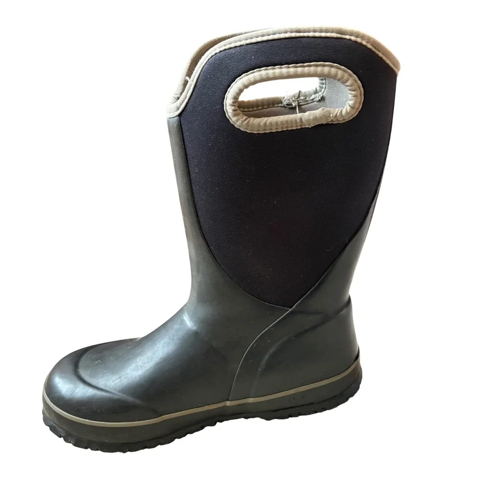 Bogs Kids Slushie Waterproof Winter Snow‎ Boots Black Gray 72292-009 Size 3